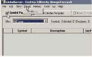Symbol List    GlobalServer 